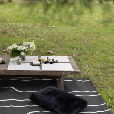 Cushions - Recycled Cushion Nolan Caviar 40 X 65 - MAISON VIVARAISE - SDE VIVARAISE WINKLER