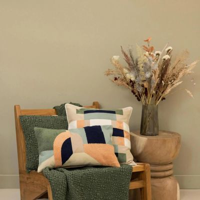 Coussins textile - Coussin Tana Olive 40 x 65 - MAISON VIVARAISE - SDE VIVARAISE WINKLER