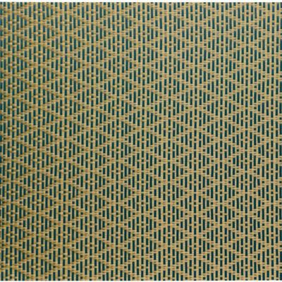 Nappes - Set de table Kadra Paon/or 33 x 45 - MAISON VIVARAISE - SDE VIVARAISE WINKLER