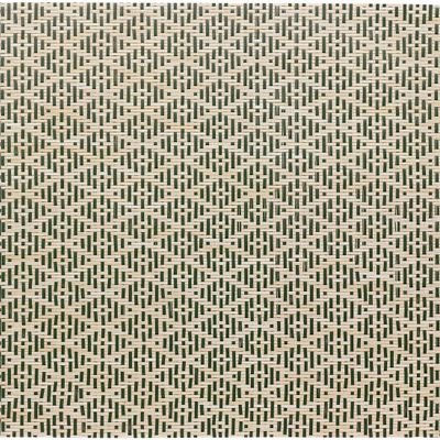 Table cloths - Kadra Placemat Set Vert sapin 33 X 45 - MAISON VIVARAISE - SDE VIVARAISE WINKLER