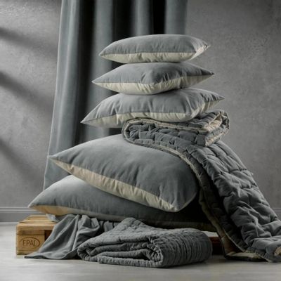 Coussins - Coussin uni Elise Ficelle 30 x 50 - MAISON VIVARAISE - SDE VIVARAISE WINKLER