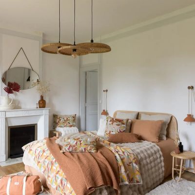 Bed linens - Kala Pillowcase Cannelle 50 X 75 - MAISON VIVARAISE - SDE VIVARAISE WINKLER