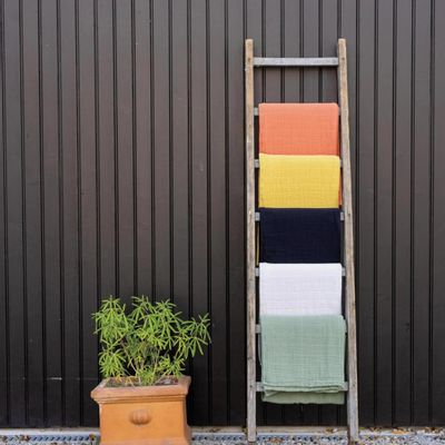 Bed linens - Recycled Bed Throw Lisa Noir 240 X 260 - MAISON VIVARAISE - SDE VIVARAISE WINKLER