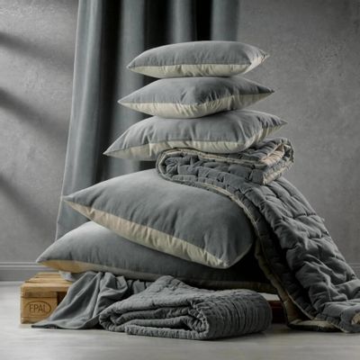 Coussins - Coussin uni Elise Cobalt 30 X 50 - MAISON VIVARAISE - SDE VIVARAISE WINKLER