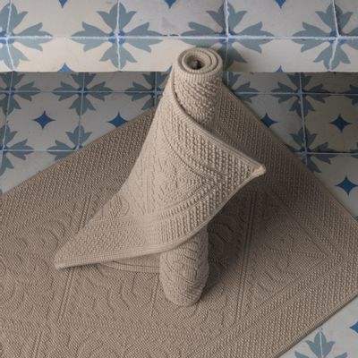 Other bath linens - Enzo Bath Mat Lin 54 X 64 - MAISON VIVARAISE - SDE VIVARAISE WINKLER