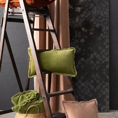 Coussins - Coussin uni Fara Eucalyptus 40 x 65 - MAISON VIVARAISE - SDE VIVARAISE WINKLER