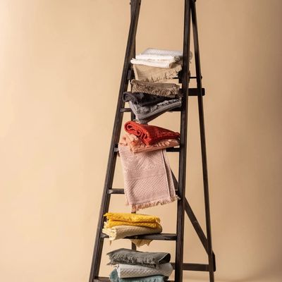Bath towels - Zoé Bath Towel Thym 100 X 180 - MAISON VIVARAISE - SDE VIVARAISE WINKLER
