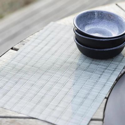 Table cloths - Manoka placemat set Orage 33 X 45 - MAISON VIVARAISE - SDE VIVARAISE WINKLER