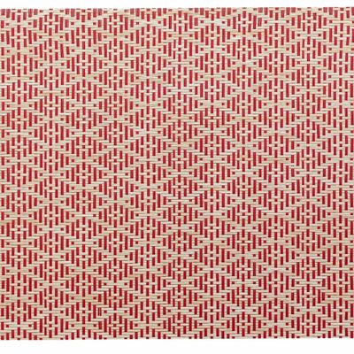 Table cloths - Kadra Placemat Set Naturel/Rouge 33 X 45 - MAISON VIVARAISE - SDE VIVARAISE WINKLER