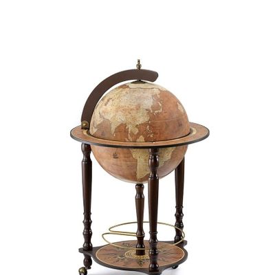 Restaurant trolleys - Zoffoli Bar Globe Da Vinci Rust d.40cm - ZOFFOLI MAPPAMONDI