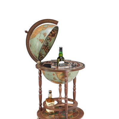 Restaurant trolleys - Zoffoli Bar Globe Giunone Blue Lagoon d.40cm - ZOFFOLI MAPPAMONDI