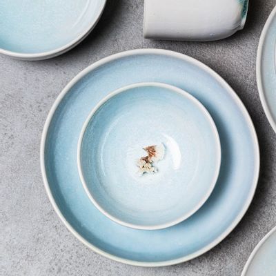 Formal plates - Reflections - MARIA MONASTERIO CERAMIC