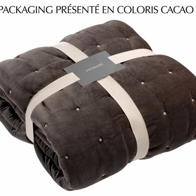 Bed linens - Elise Plain Bed Runner Riviera 90 X 240 - MAISON VIVARAISE - SDE VIVARAISE WINKLER