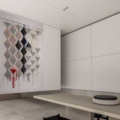 Outdoor blinds - Wall hanging • Openwork THE KNOT • Outdoors Indoors • Textile cords - SARAH ALOISI PARIS
