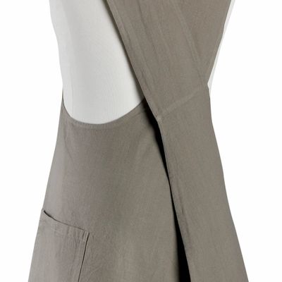 Aprons - Haru Recycled Japanese Kitchen Apron Ombre 78 X 100 - MAISON VIVARAISE - SDE VIVARAISE WINKLER