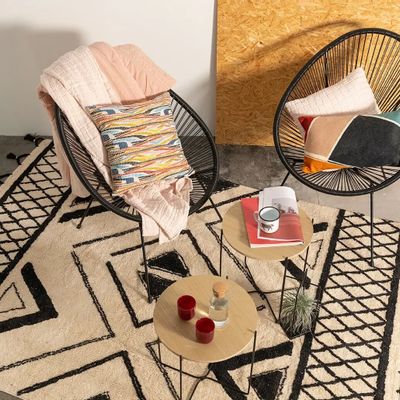 Cushions - Swami Cushion Nude 45 X 45 - MAISON VIVARAISE - SDE VIVARAISE WINKLER