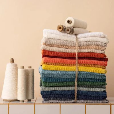 Bath towels - Bora Bath Towel Perle 70 X 130 - MAISON VIVARAISE - SDE VIVARAISE WINKLER
