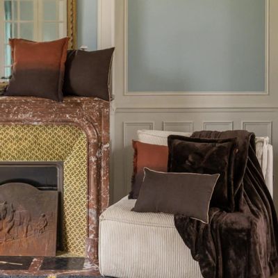Throw blankets - Tender Throw Blanket Ébène 150 X 200 - MAISON VIVARAISE - SDE VIVARAISE WINKLER