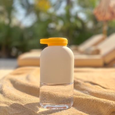 Repas pour enfant - Gourde "Slim" en Tritan 350ml - Ivory / Mimosa - EKOBO
