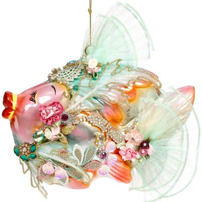 Other Christmas decorations - GLSS JEWEL OF THE SEA FISH ORN PNK/MULTI CM - GOODWILL M&G