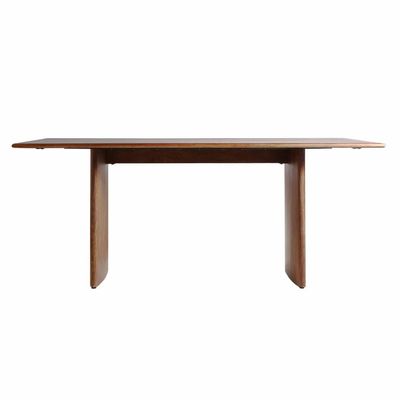 Desks - Desk in mango wood off mahogany colour in 183x99x76 cm - VICAL