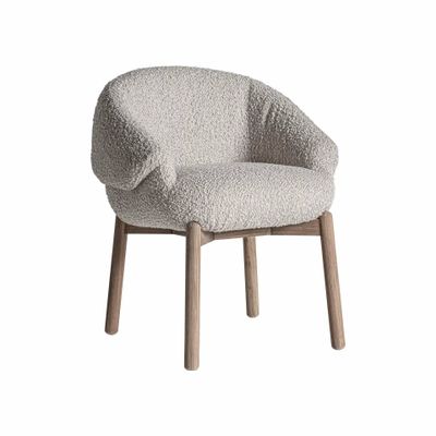 Chairs - Chair in oak wood off brown colour in 63x60x73 cm - VICAL