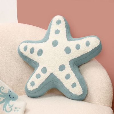 Objets déco enfant - Coussin - Étoile de Mer - Coton Bio - POMME