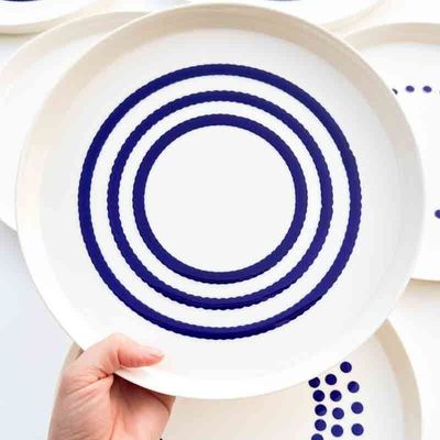 Everyday plates - Porcelain dinner plate 24 cm - MOCA TABLEWARE - STUDIO JOACHIM-MORINEAU