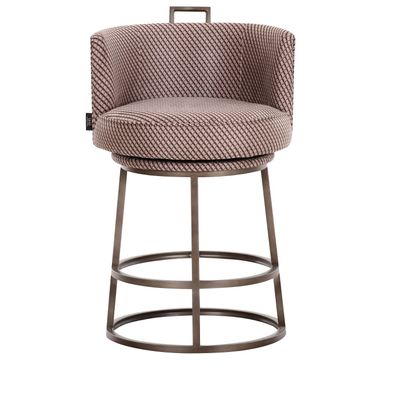 Stools - Tabouret Dana croisé black brown - EMPREINTE DU TEMPS