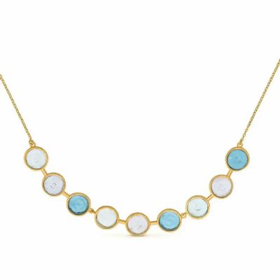 Jewelry - GOLDEN NECKLACE GAUDÍ JEWELRY BLUES - JOIDART