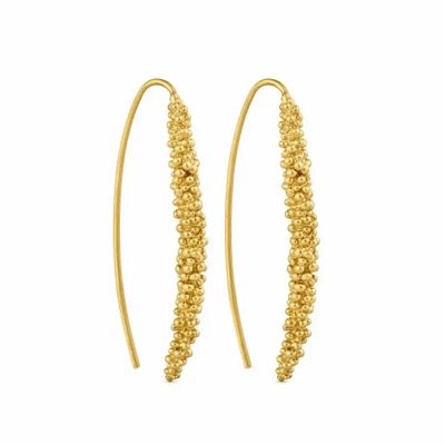 Bijoux - BOUCLES D'OREILLES CROCHET DORÉES STARDUST - JOIDART