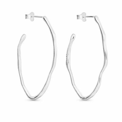 Bijoux - BOUCLES D'OREILLES EN ARGENT CLARA OVALES MOYENNES - JOIDART