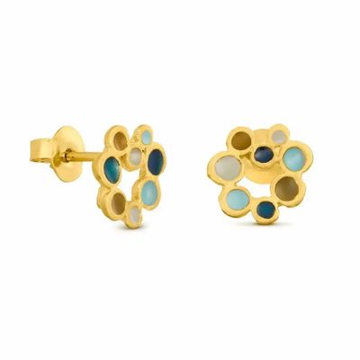 Jewelry - GOLDEN EARRINGS CANDY MOON SMALL - JOIDART