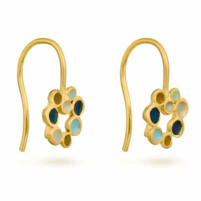 Jewelry - GOLDEN HOOK EARRINGS CANDY MOON - JOIDART