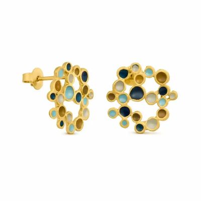 Bijoux - BOUCLES D'OREILLES DORÉES CANDY MOON GRANDES - JOIDART