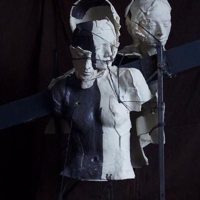 Sculptures, statuettes et miniatures - Le Cyrénéen – Confrontation - DZIENNIAKART WOJCIECH DZIENNIAK