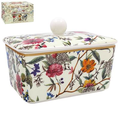 Platter and bowls - butter dish W.Kilburn cream - KARENA INTERNATIONAL