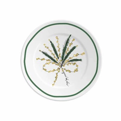 Everyday plates - PLATE 16 GRAZIE DEI FIORI GREEN - ILARIA.I