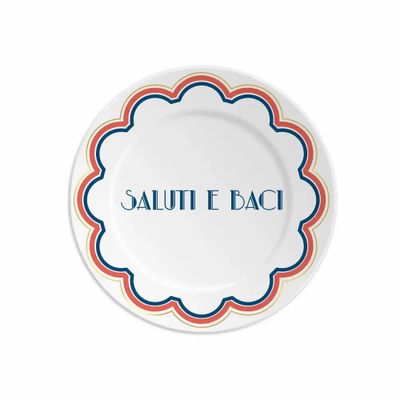 Everyday plates - PLATE 16 SALUTI E BACI - ILARIA.I