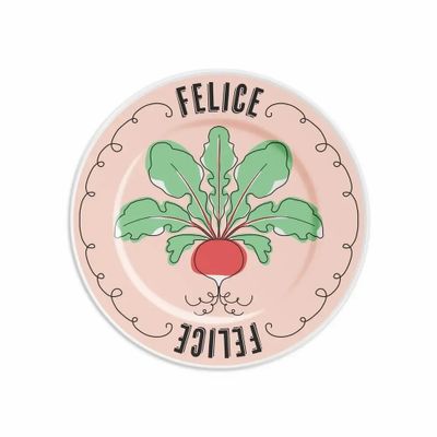 Everyday plates - PLATE 16 FELICE RADISH - ILARIA.I
