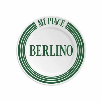Assiettes au quotidien - ASSIETTE 16 MI PIACE BERLINO - ILARIA.I