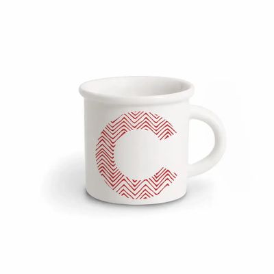 Mugs - MUG RED ALPHABET C - ILARIA.I