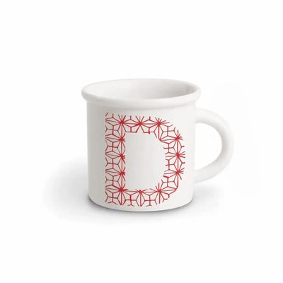 Tasses et mugs - MUG RED ALPHABET D - ILARIA.I