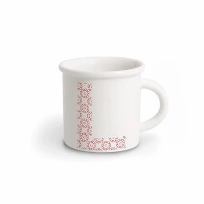 Mugs - MUG RED ALPHABET L - ILARIA.I