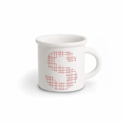 Mugs - MUG RED ALPHABET S - ILARIA.I