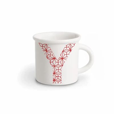 Mugs - MUG RED ALPHABET Y - ILARIA.I