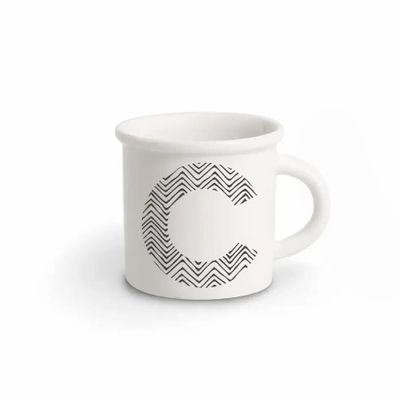 Mugs - MUG BLACK ALPHABET C - ILARIA.I