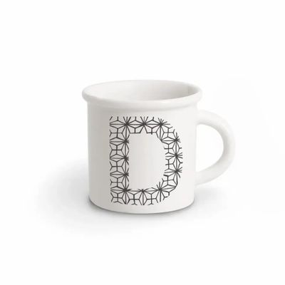 Mugs - MUG BLACK ALPHABET D - ILARIA.I