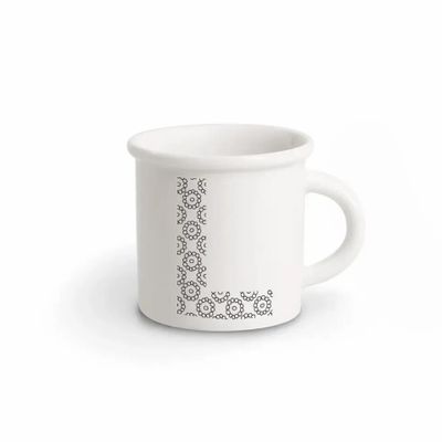 Mugs - MUG BLACK ALPHABET L - ILARIA.I