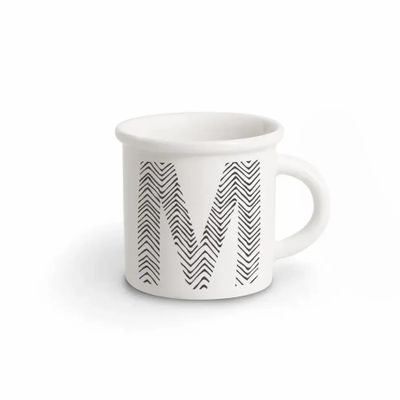 Tasses et mugs - MUG BLACK ALPHABET M - ILARIA.I